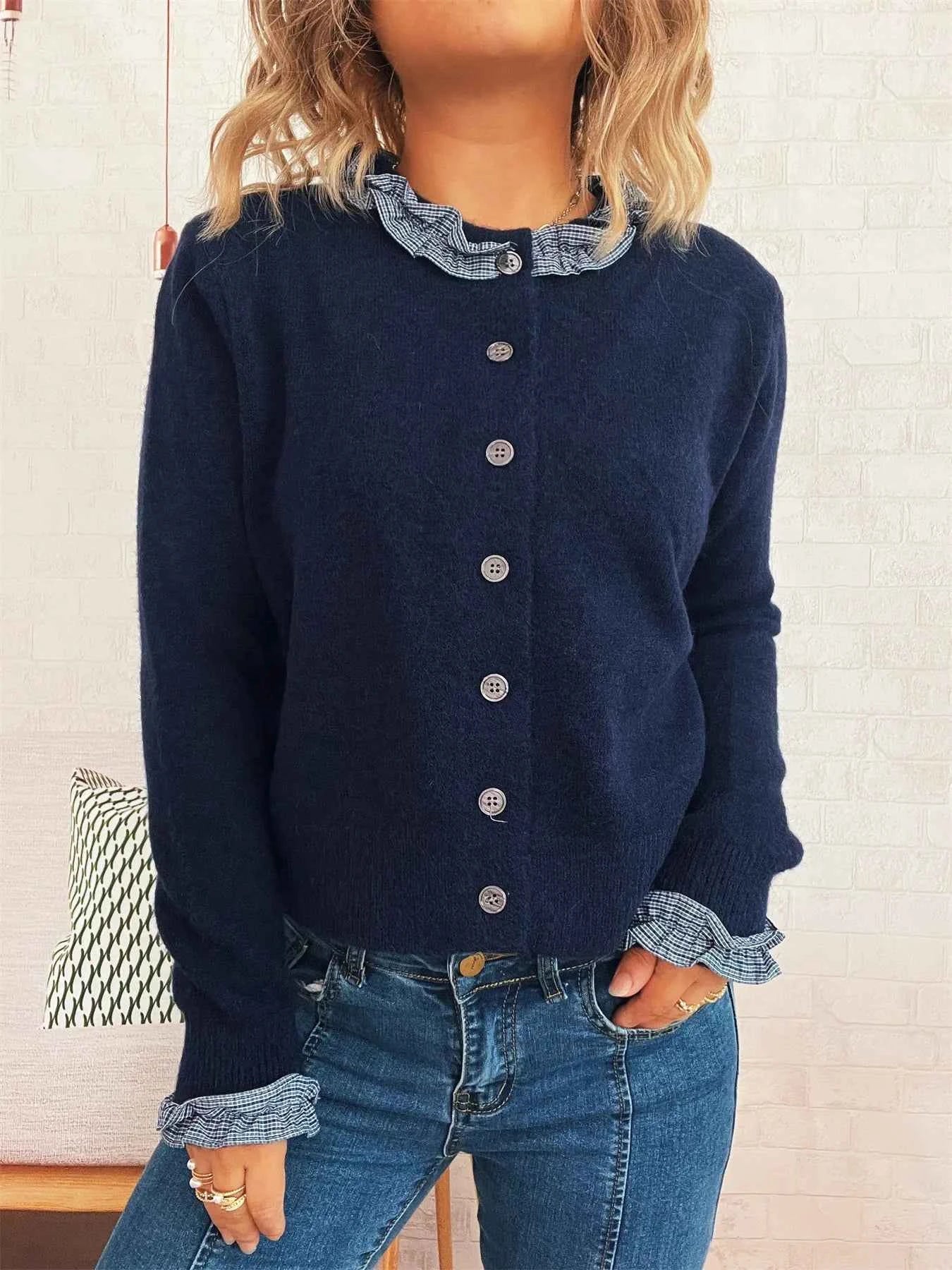 Button Up Long Sleeve Cardigan 9063dffa13004a8fa6fa592faaa2cd66-Max-Origin