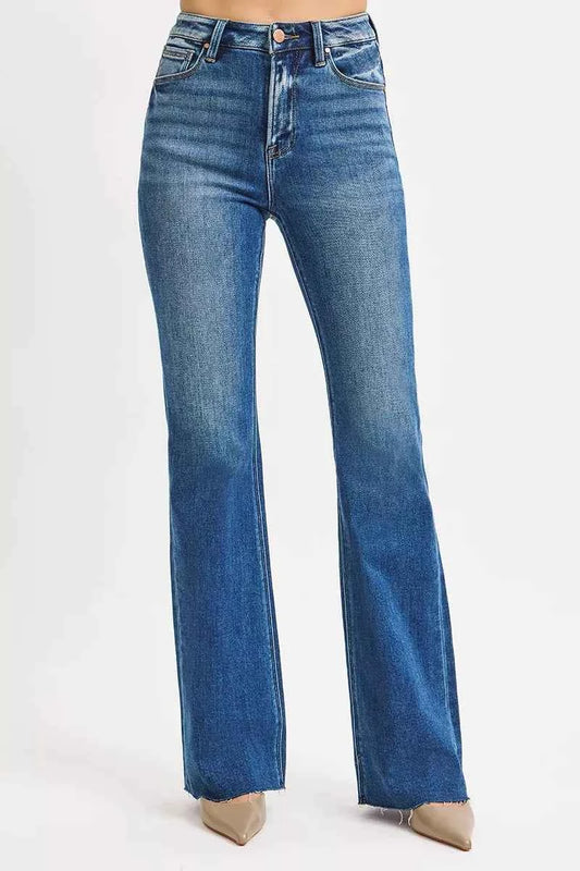 RISEN High Rise Flare Jeans 9073b4ec0f4e4a0b8cc0b1004a73713e-Max-Origin