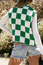 Checkerboard Fleece Sherpa Vest Coat 907b6372-627b-444e-b68e-75d0431b9a35-Max-Origin