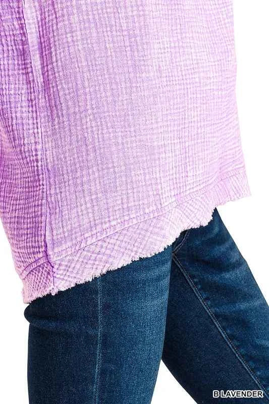 Double Gauze Raw Edge Acid Washed Tank 90f4df05021944108aac8a63f1333430-Max-Origin