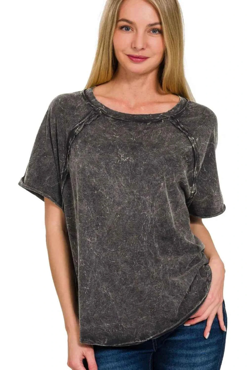 Zenana Back Patch Crinkle Washed Raglan Sleeve T-Shirts 9103169d-b27c-43a7-a811-2eaab8f38a62-Max-Origin