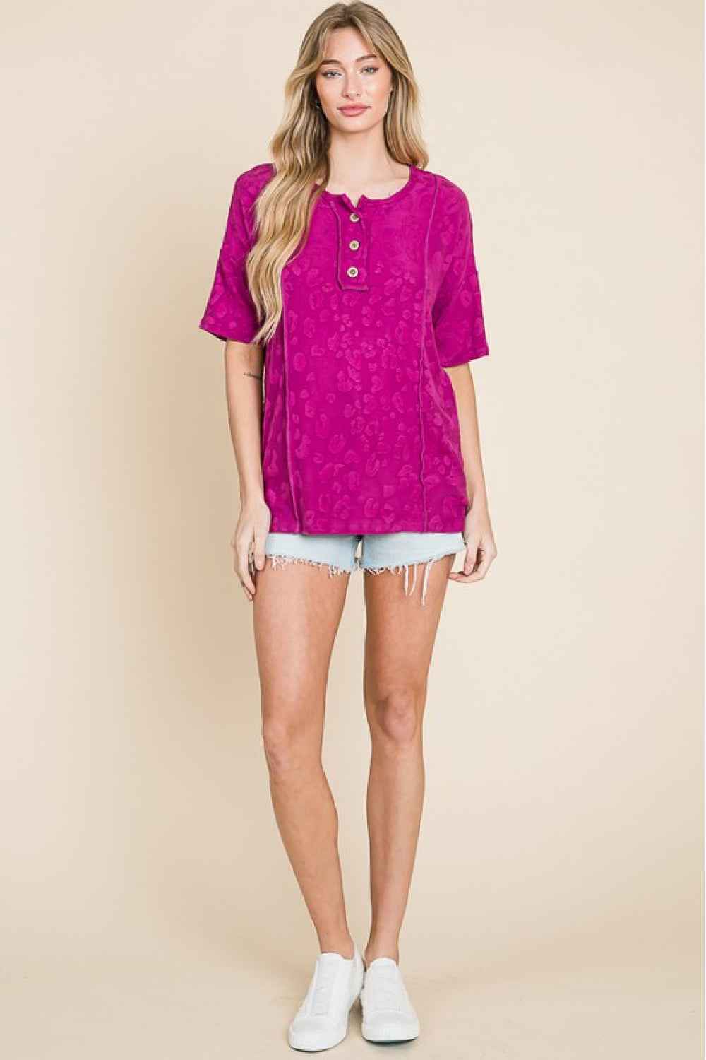 BOMBOM At The Fair Animal Textured Top 912fe7a9510f4064afd06558a87cfc1d-Max