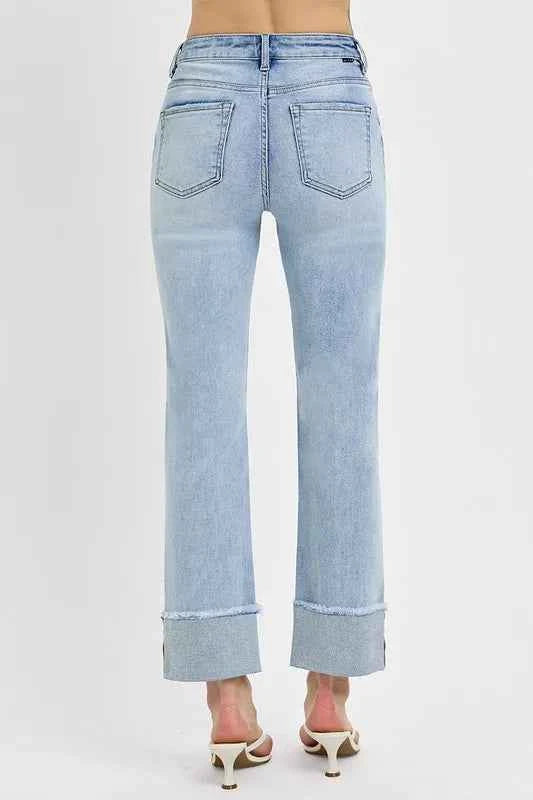 RISEN High Rise Straight Cuffed Relaxed Jeans 91702e3e-b80f-47b0-ab33-c40e711a4764-Max-Origin
