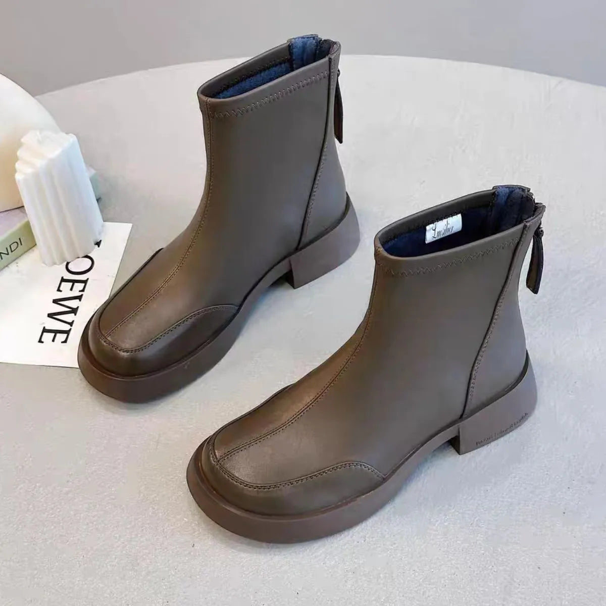 Round Toe Block Heels Boots 9175cb9b-d3dd-4195-ad01-a11728c062f4-Max-Origin