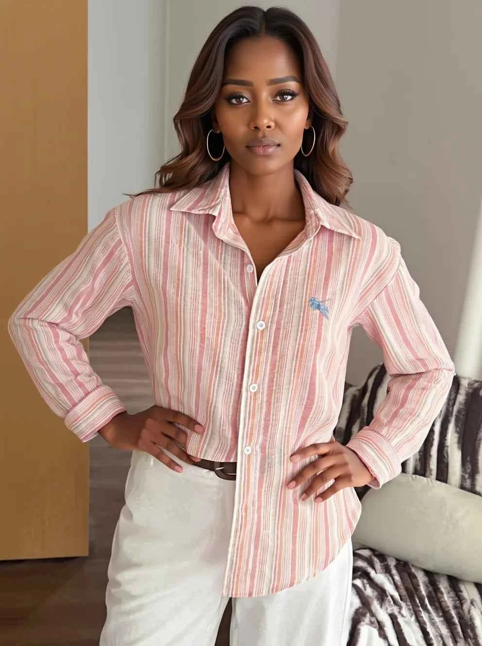 Striped Button Up Long Sleeve Shirt 91762b27-3de0-4499-bcfb-75d91d4ffa82-Max-Origin
