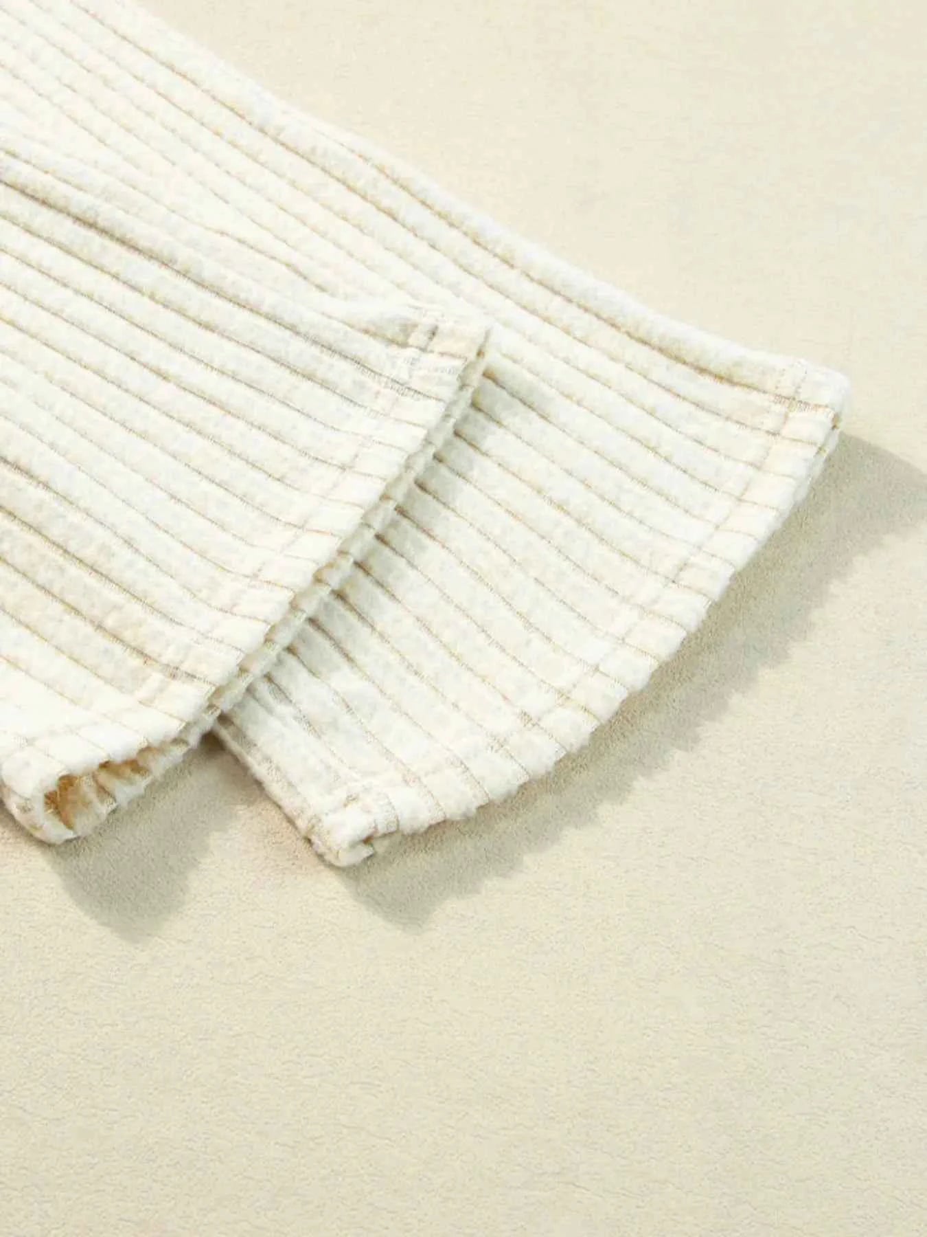 Ribbed Knit V-Neck Top and Pants Lounge Set 917d39a1855c4188bb2a3d746acd620a-Max-Origin