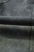 Medium Grey Mineral Wash Jogger Style High Waist Pants 918447ae2ad8168d