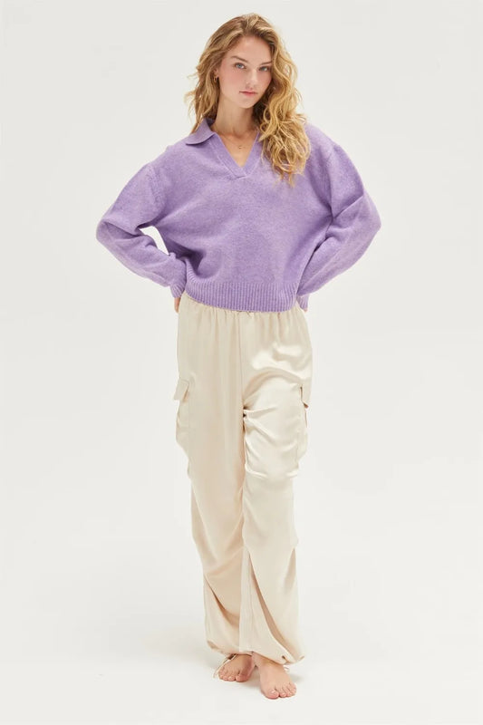 Approach Satin Drawstring Hem Cargo Pants 91b7750e-d95b-4d84-a48a-4ae6bebe98fe-Max