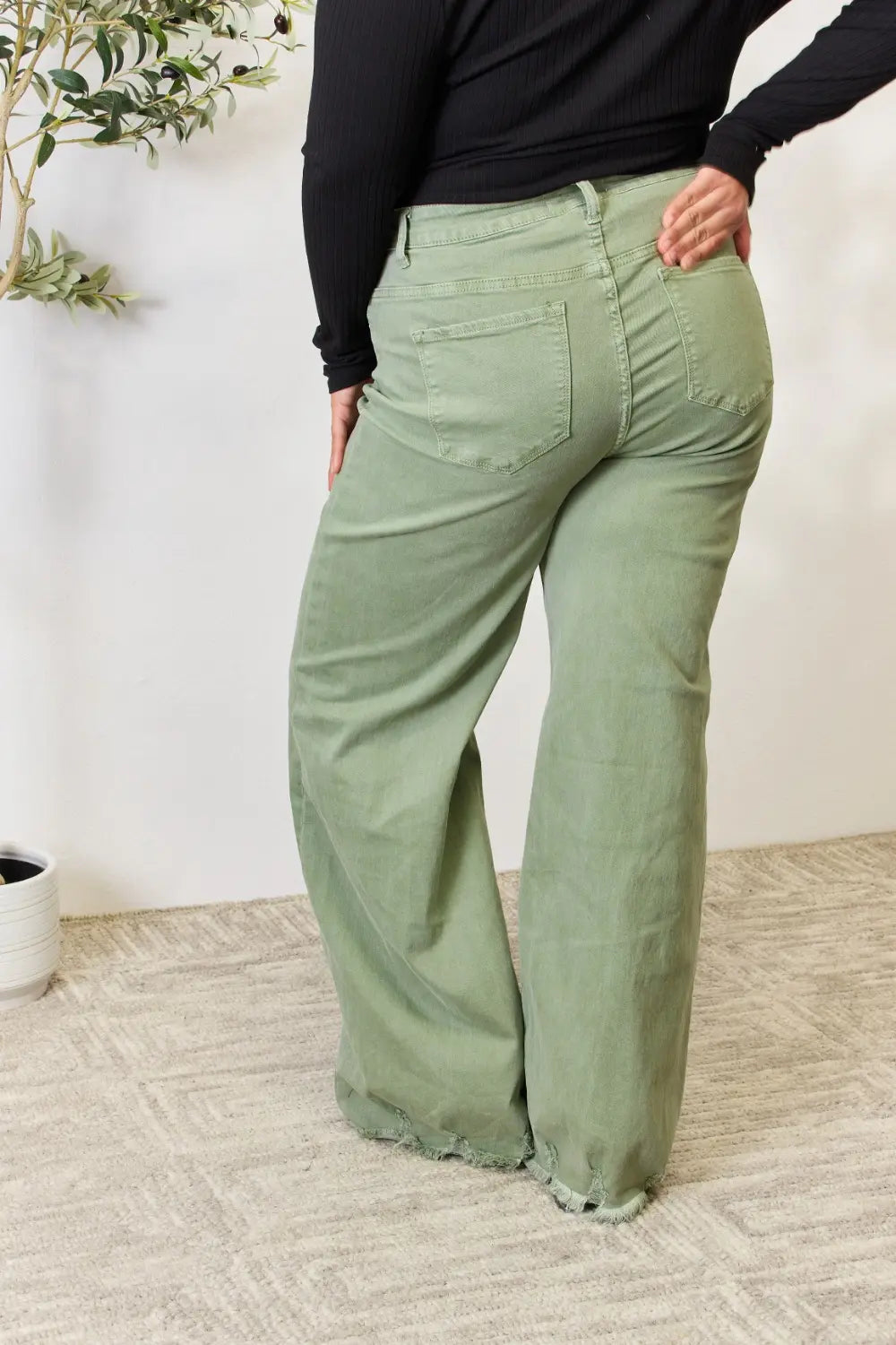 RISEN Full Size Raw Hem Wide-Leg Jeans 91bb9a1e30804b9fbd364dc35e27d9ab-Max