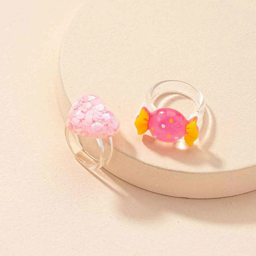 2 Piece Cute Candy Heart Resin Rings 91cf38df-3a8b-46b3-abe5-2eacafc84b56-Max-Origin