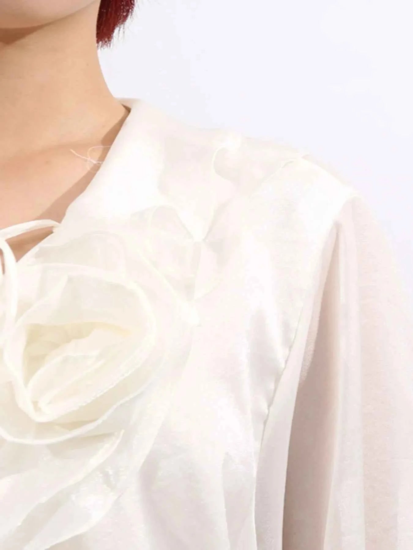 Flower Ruffled Long Sleeve Dress 91da5af7-01bd-405f-9074-10337c212cc6-Max-Origin