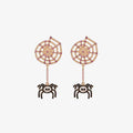 Spider Rhinestone Alloy Earrings Gold One Size 920c17f163274c85a6d190bb34e5b5fa-Max
