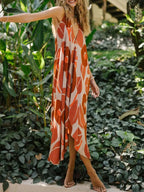 Asymmetrical Hem Printed Halter Neck Dress 9216d38d-a254-4852-9f85-69017db80e8b-Max-Origin