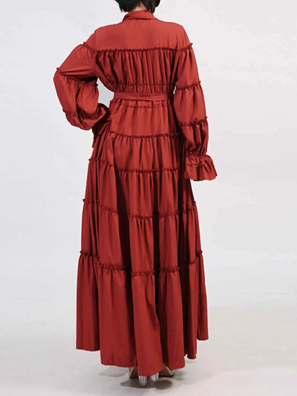 Tiered Tie Waist Maxi Dress 92226e48-9e75-4934-a497-7f66e0edd50e-Max-Origin