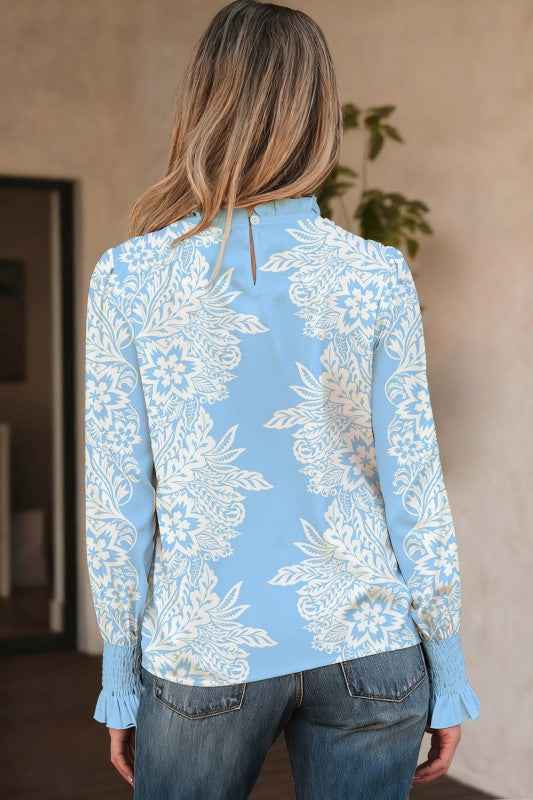 Lilith Puff Sleeve Flower Blouse 926b7b38-3fe4-4838-b89b-cb0f09ae2f71