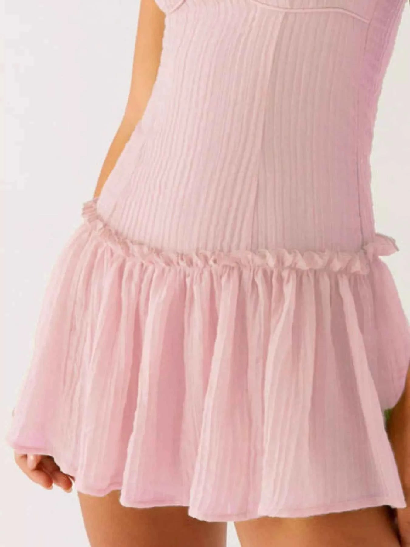 Ruffle Hem Cami Mini Dress 927523e6-53a3-477c-873f-36904509ba70-Max-Origin
