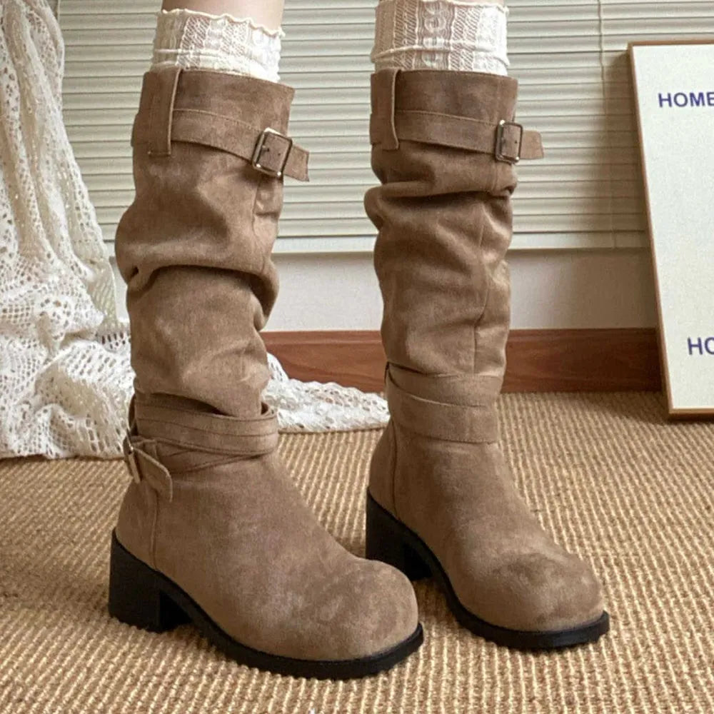 Round Toe Flats Boots 92af6867-7050-41ed-8c88-1ea5afe83706-Max