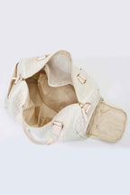 Black Plaid Large Capacity Travel Duffle Bag 92ca45bf851a8332