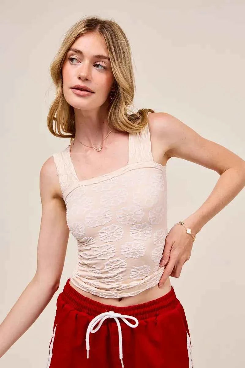 SO ME Two Tone Floral Seamless Tank Top 92f492ac93384c238d90a475fbacd16c-Max-Origin