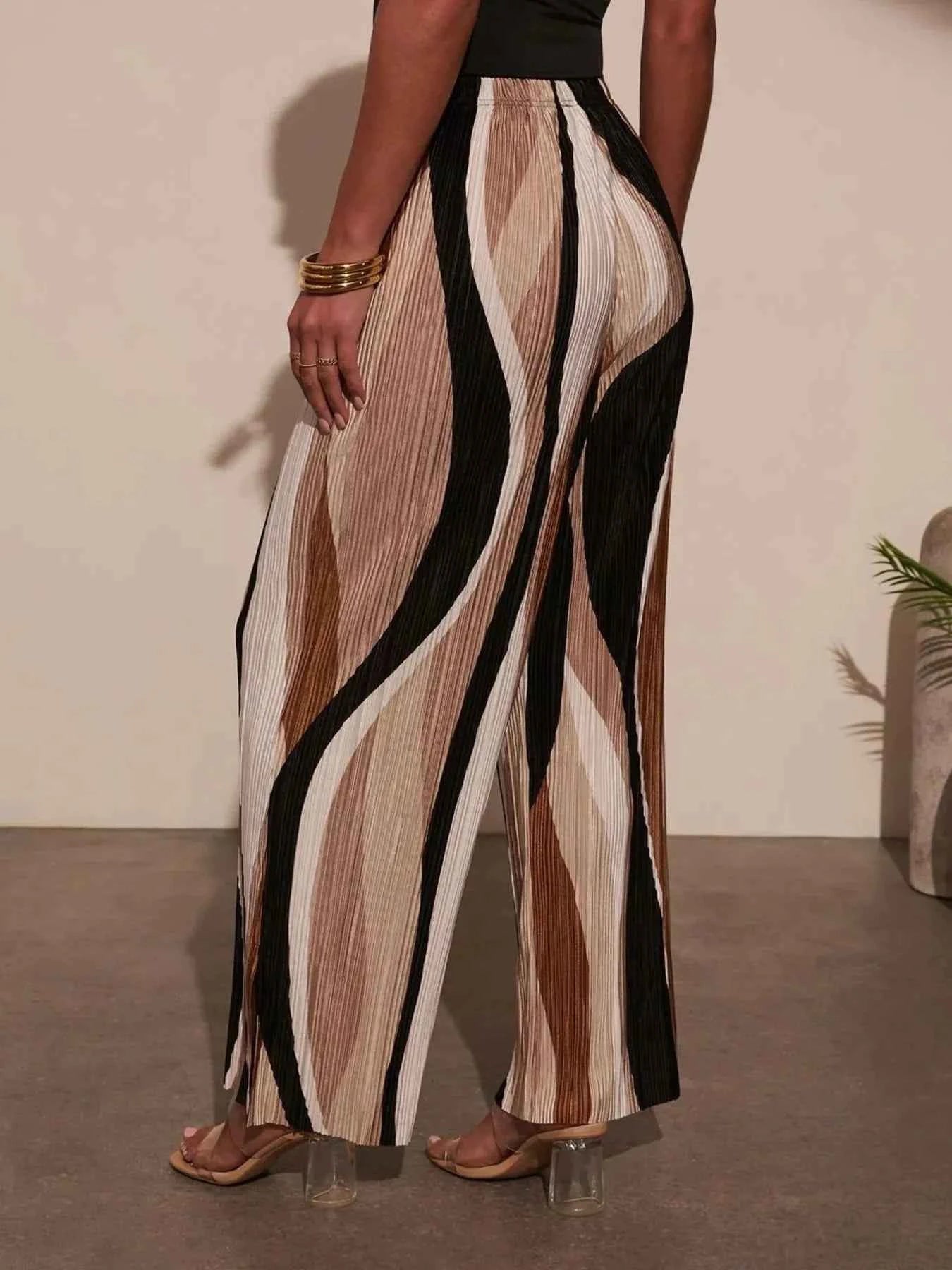 Drawstring Contrast Wide Leg Pants 93124178fd0b4f309f5e7791b0a9d9fa-Max-Origin
