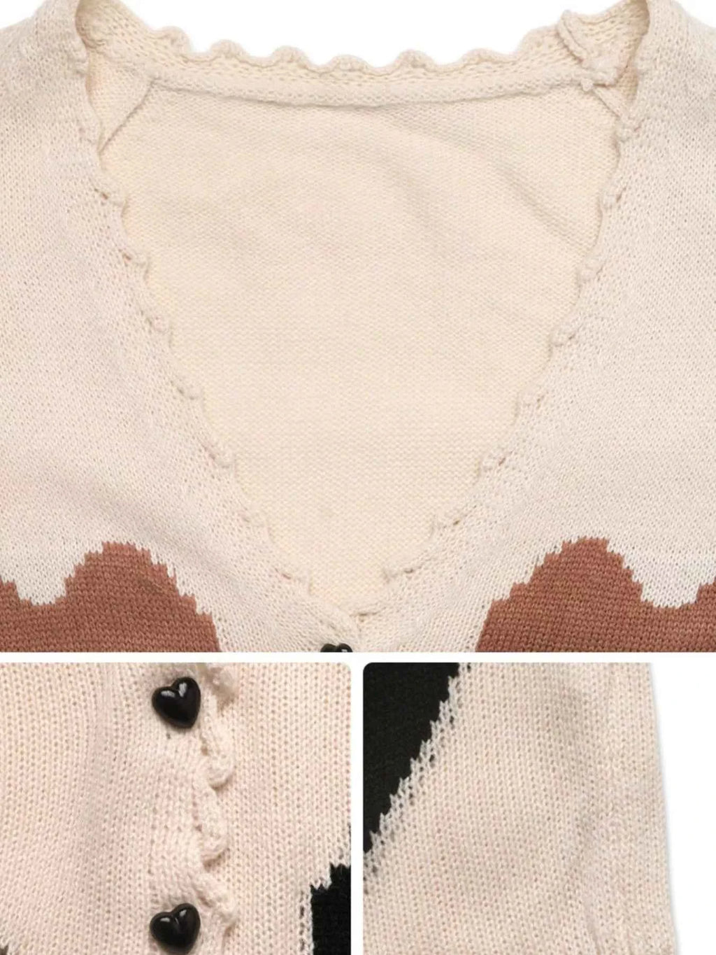 Heart Pattern Button-Up Cardigan 93187902-921e-44f4-b4bd-fdbb0c699e93-Max-Origin