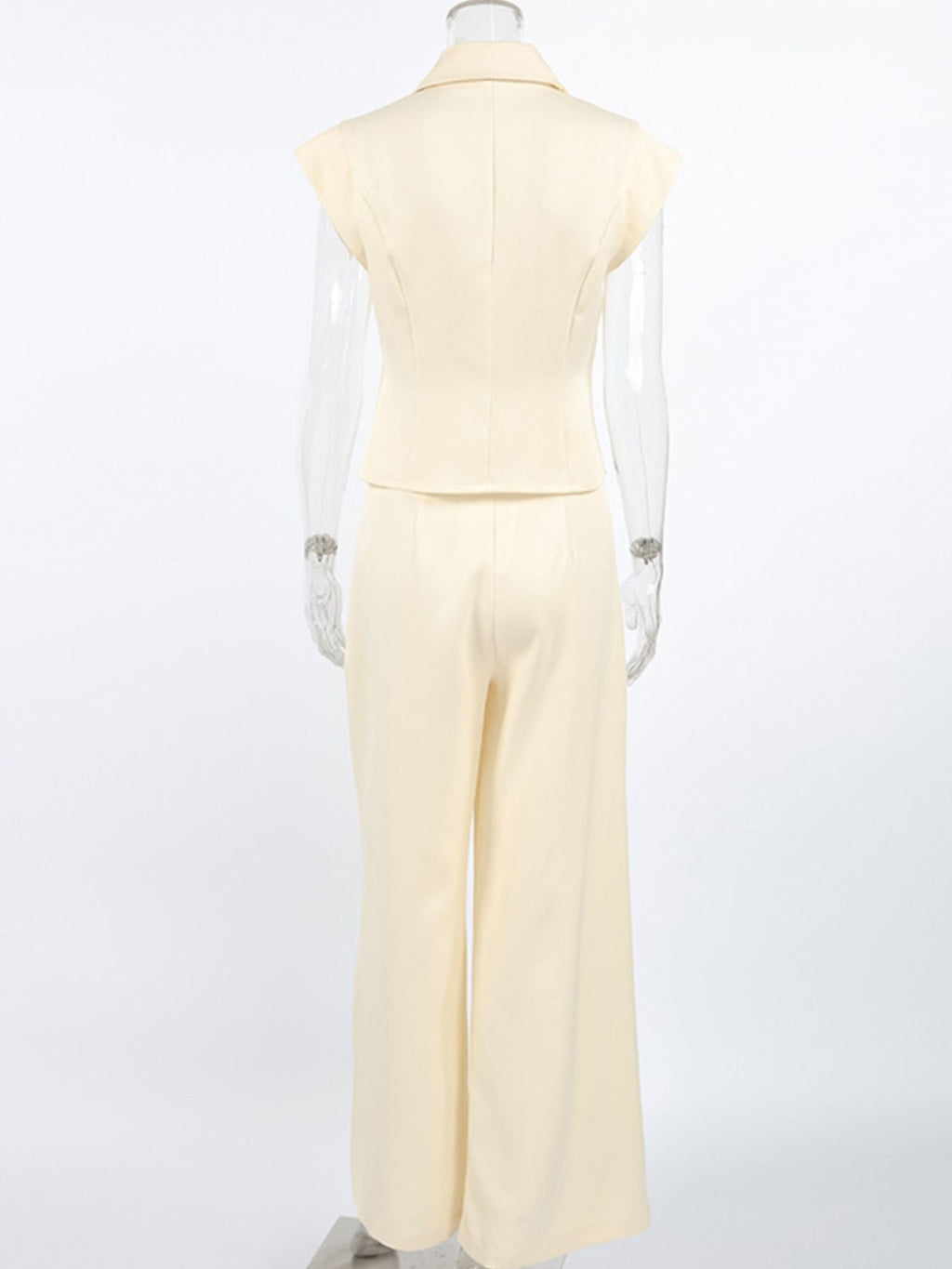 One Button Blazer & Wide Leg Pants Set 931bbda9-887e-4a64-9052-2fbee6a895c4-Max