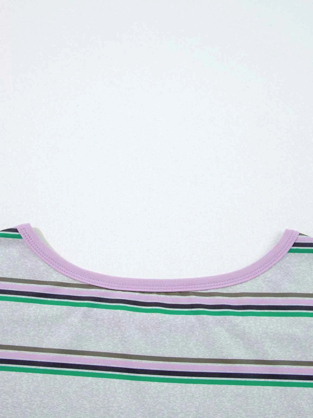 Stripe Oversize Drop Shoulder Long Sleeve Casual Top 933350fe559c46068571ddb7d392b386-Max-Origin