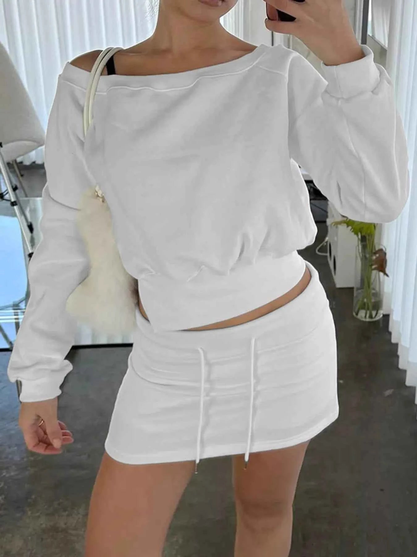 Boat Neck Sweatshirt and Mini Skirt Set 935f2f7cfb2f453880c8bfeb19cbf2de-Max-Origin