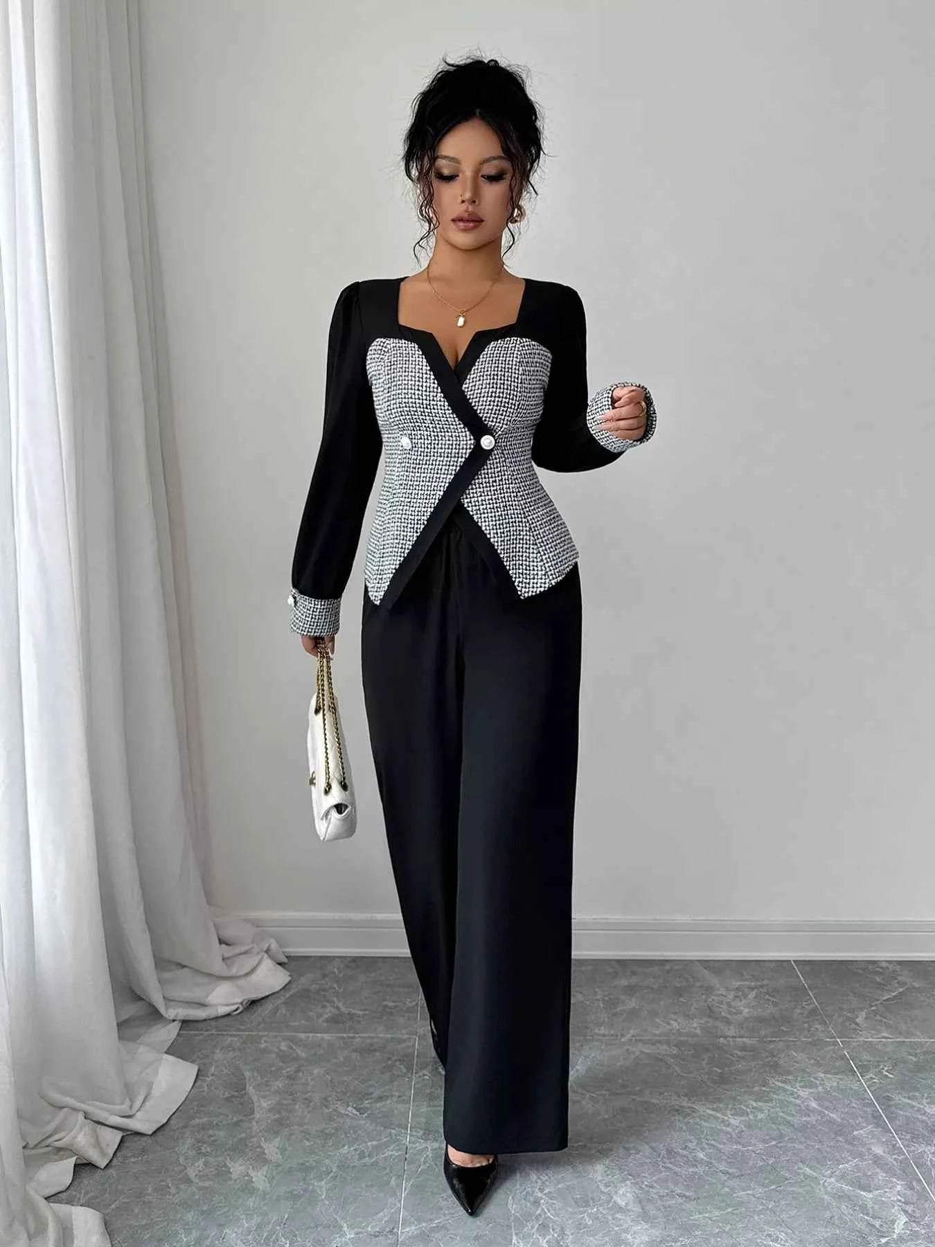 Long Sleeve Top and Wide Leg Pants Set 93a2f322-3ed9-4103-87c3-bb06ee58b128-Max-Origin