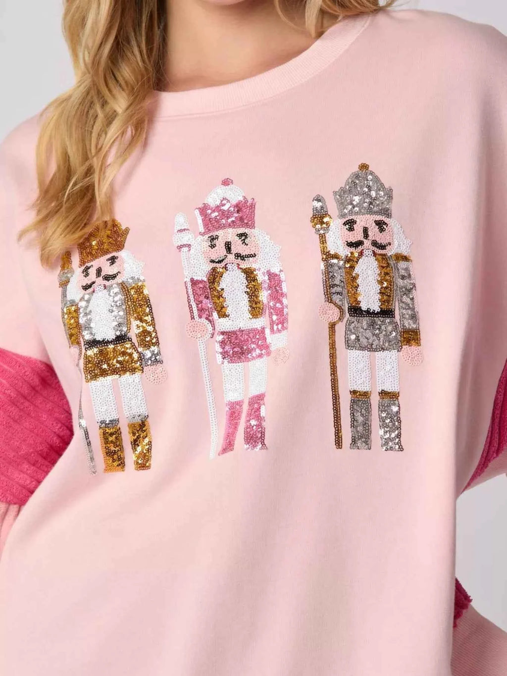 Nutcracker Long Sleeve Sweatshirt with Side Slit 93be5423-51b3-49c9-a05e-d63fe5705d5f-Max-Origin