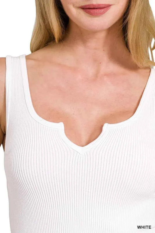 Seamless Split Neck Bra Tank Top 93eac0cd22c94497a67af5cceda07f8a-Max-Origin