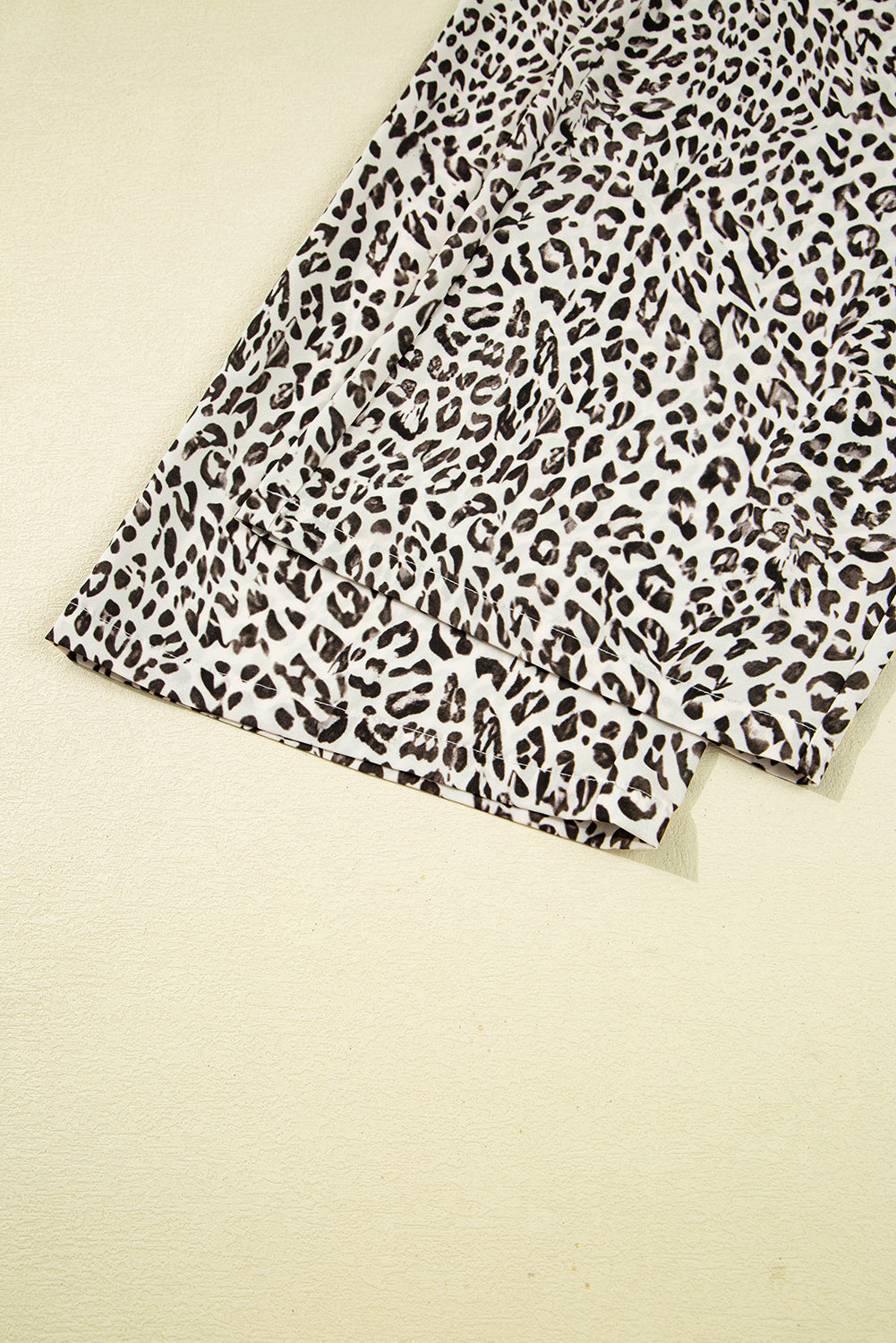 Brown Leopard Drawstring Loose Pants 93f75a59807e0040