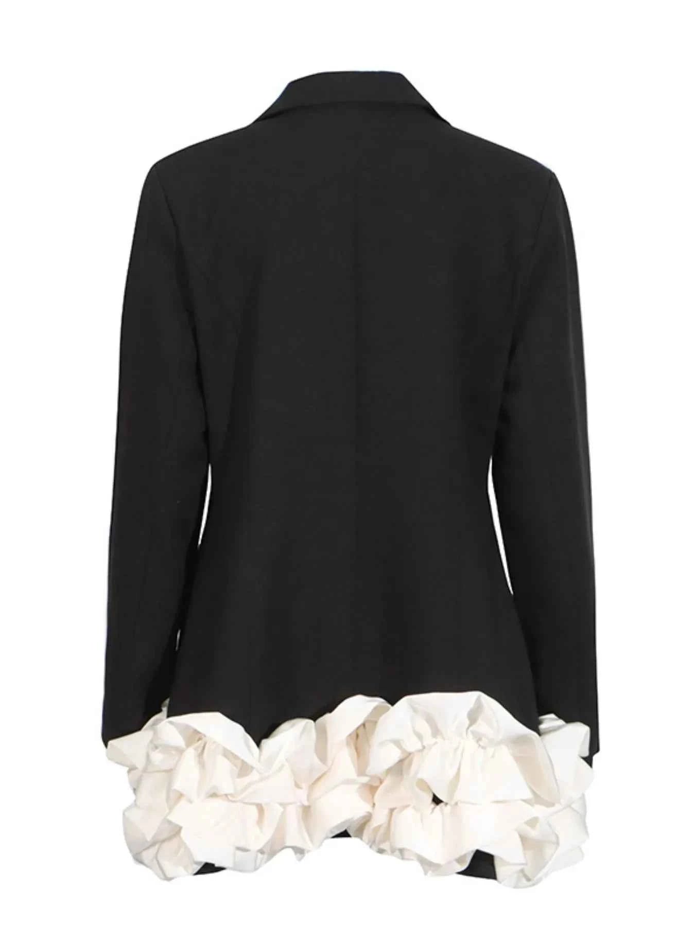 Ruffle Hem Double-Breasted Blazer Dress 93fdf173-0090-4d63-b776-10ea7a04dfd2-Max-Origin
