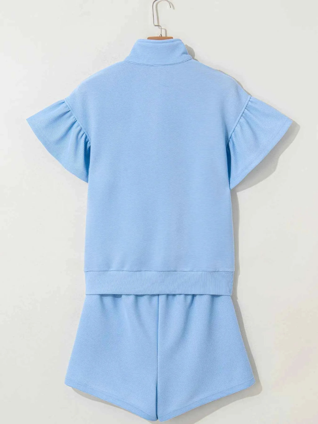 Half Zip Short Sleeve Polo and Shorts Set 94377d40e5c740718afaa55670227415-Max-Origin