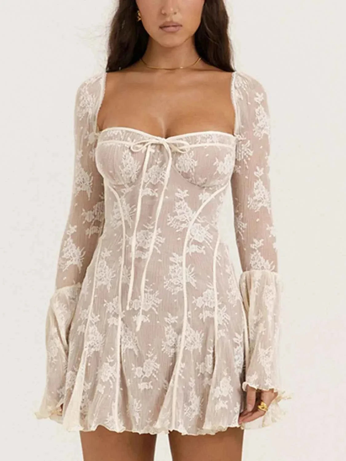 Sweetheart Neck Lace Mini Dress 944d4e6f-9ccf-4620-9b8f-48371c332f0a-Max-Origin