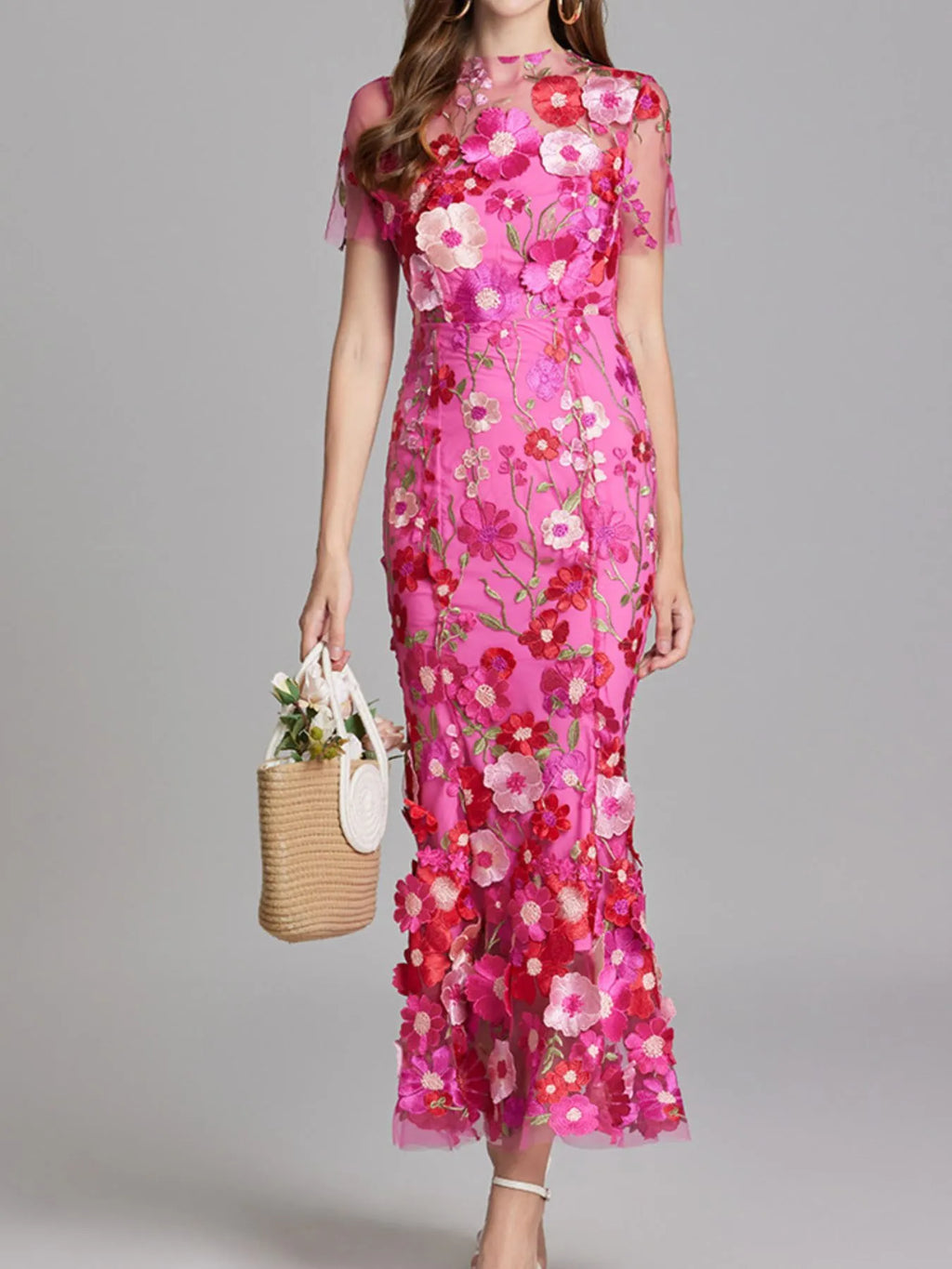 Floral Embroidered Mesh Overlay Maxi Dress 94537799-88c7-4749-b672-a3b59c2f6988-Max-Origin