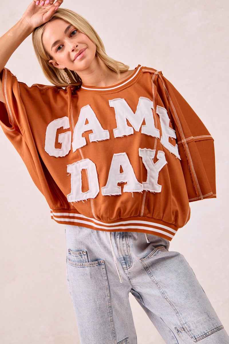 BiBi Gameday Patchwork Stitch Detail French Terry Top 945623fa34144868a6a4d3893563d14f-Max