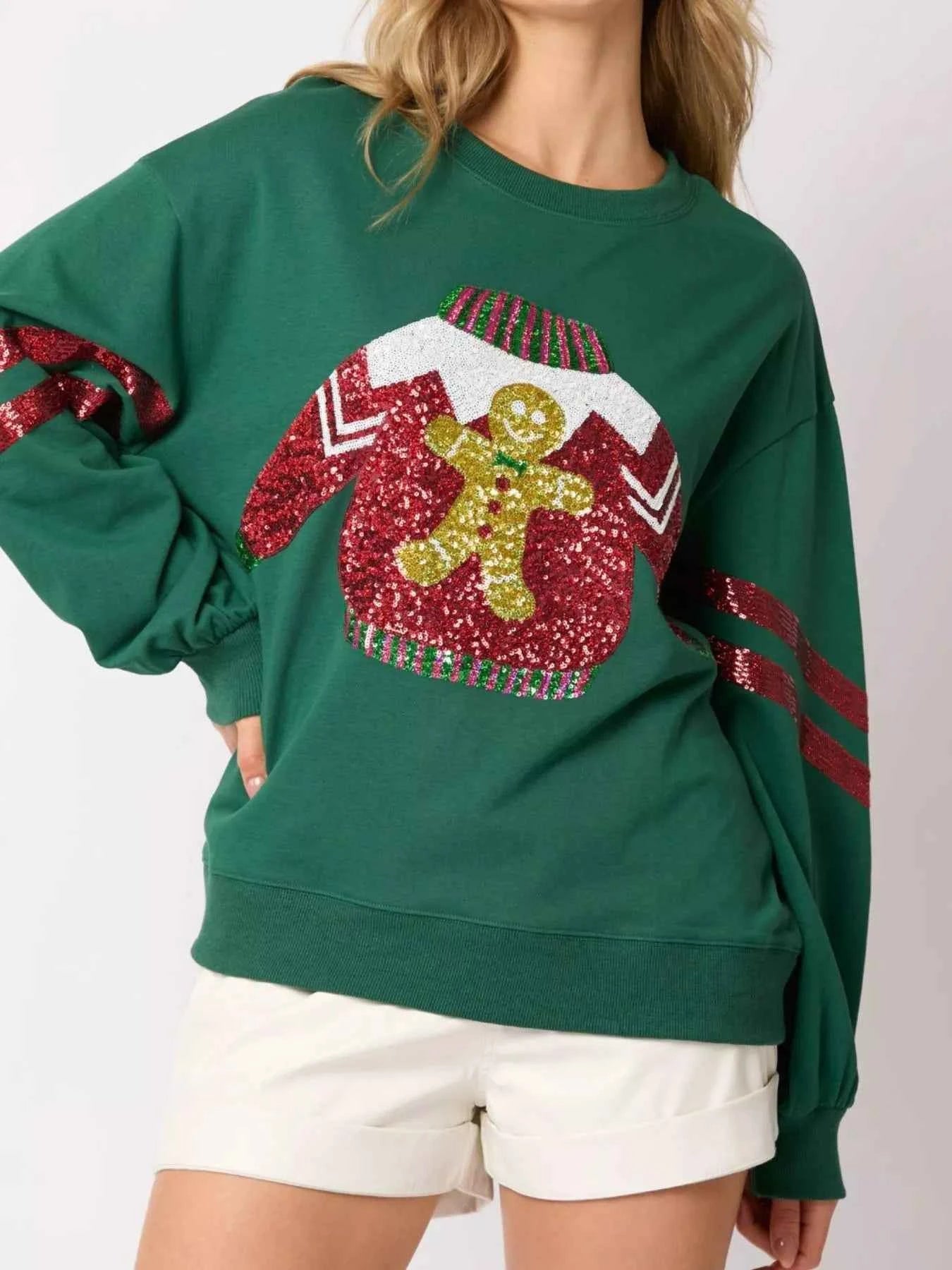 Christmas Sequin Santa Hat Holiday Sweatshirt 946cd281-8023-4a08-872b-da27c381431f-Max-Origin