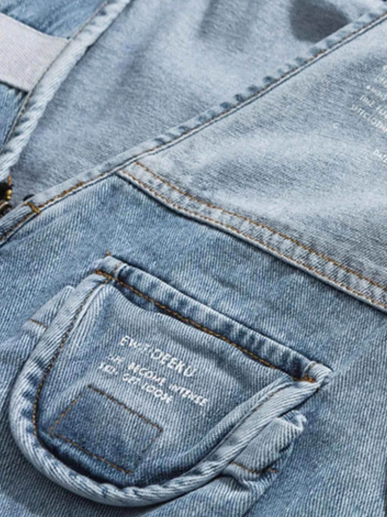 Multi-Pocket V-Neck Denim Vest 9497fa69-b6c8-4c7d-9b73-86059f41662c-Max-Origin