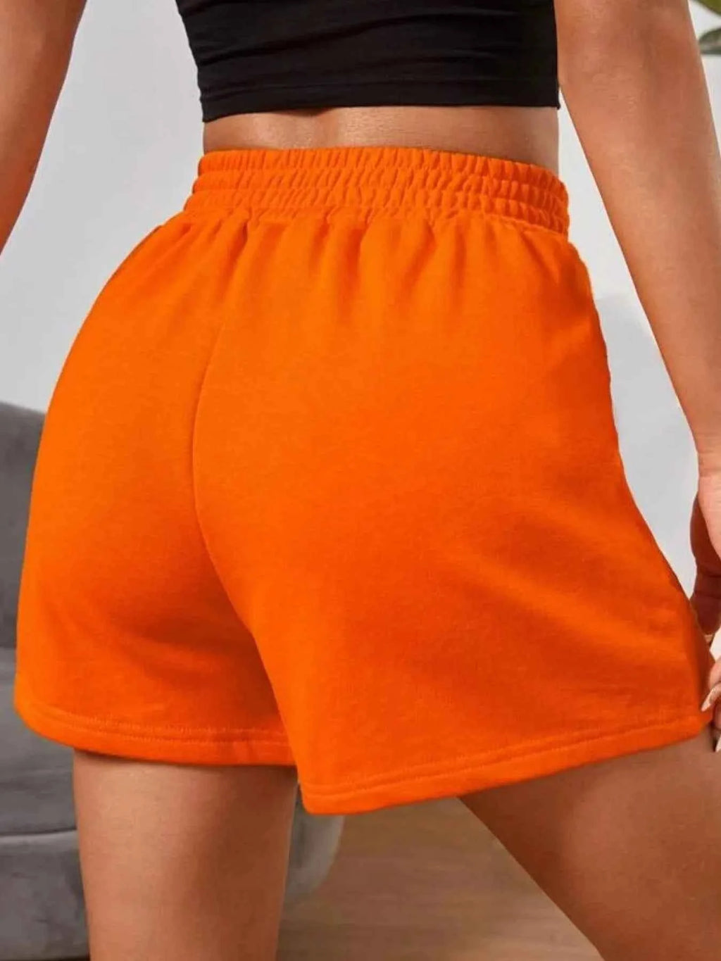 Elastic Waist Shorts with Pockets 94a6da38-9a59-4b30-820c-3e25278cef03-Max-Origin