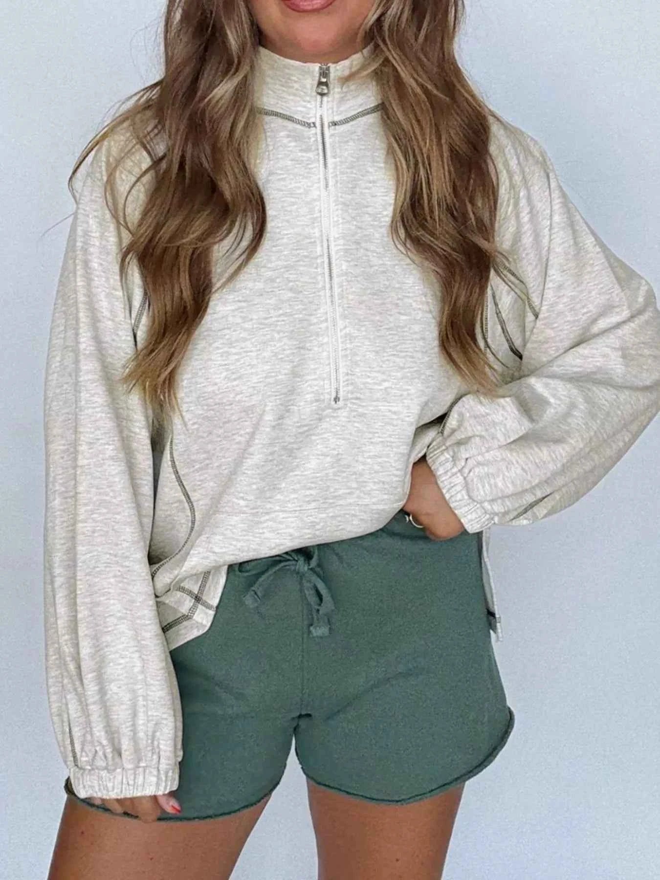 Casual Half Zip Long Sleeve Top 94a8cd84-e0f7-44cc-92f8-763b1a05edab-Max-Origin