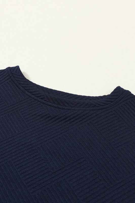 Textured Top and Pants Set 94a945ce-d14c-418f-aeae-a7f6b1689b64