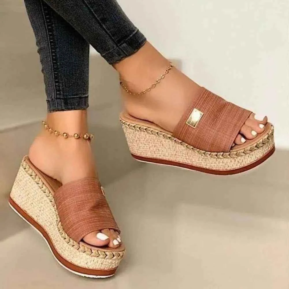 PU Leather Open Toe Sandals Caramel 94bad487-0ba2-4edc-8541-85f534d88373-Max