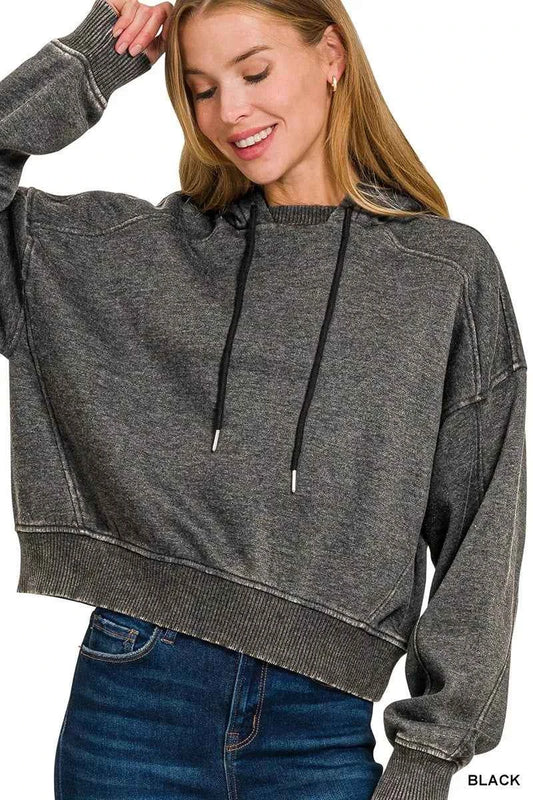 Zenana Acid Wash Fleece Hoodie 94c3c72c58524f83aed2f69a8c083092-Max-Origin