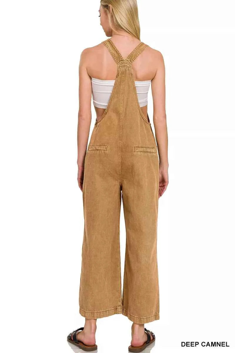 Zenana Washed Knot Strap Pockets Jumpsuit 94c5aa0e-586e-4986-8865-6d901fdc4da7-Max-Origin