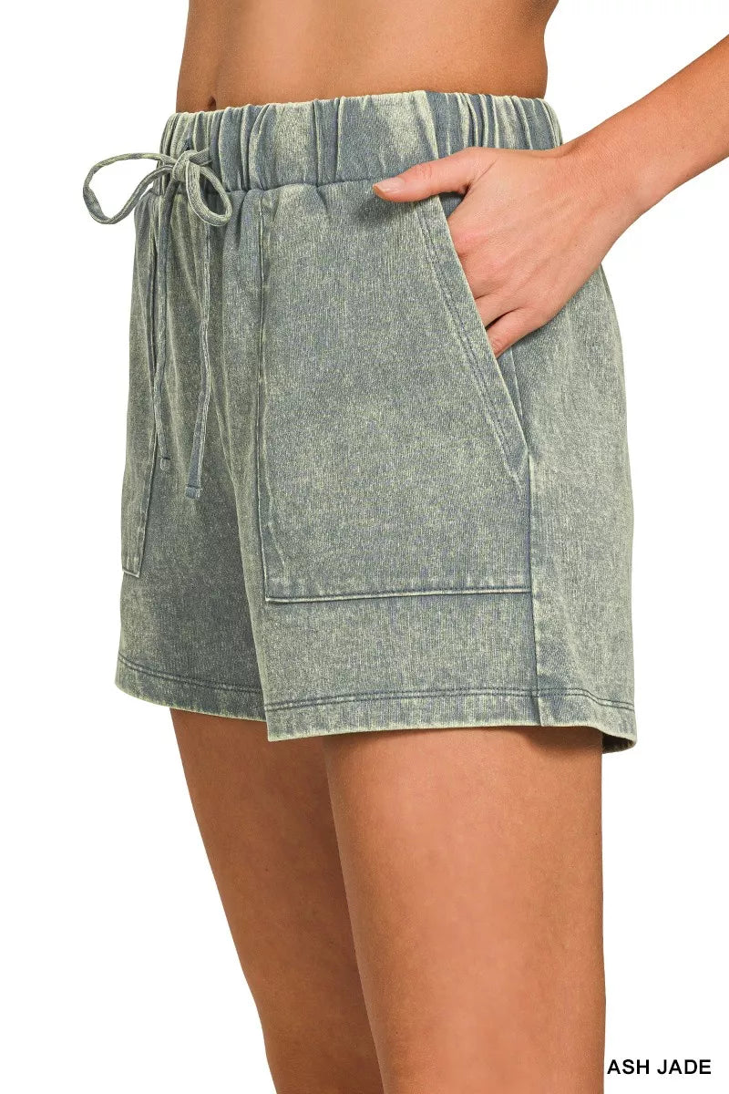 Zenana Premium Cotton Washed Sleeveless Top & Shorts Set 94d2f9ebb3034dfdb51ada0655befc2b-Max-Origin