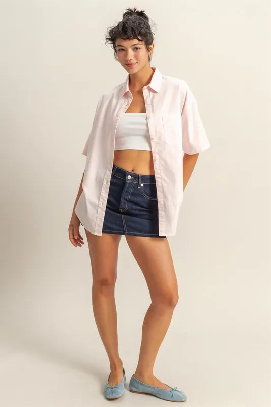 Short Sleeve Button Down Oversized Shirt 94d973563b0741ee9b8d9d26ee0a149d-Max-Origin
