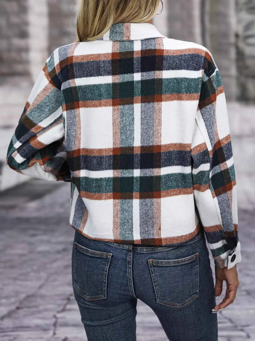 Plaid Oversized Button-Up Cropped Jacket 94e84562-a6e8-43be-9616-9a41a3056fd7-Max-Origin