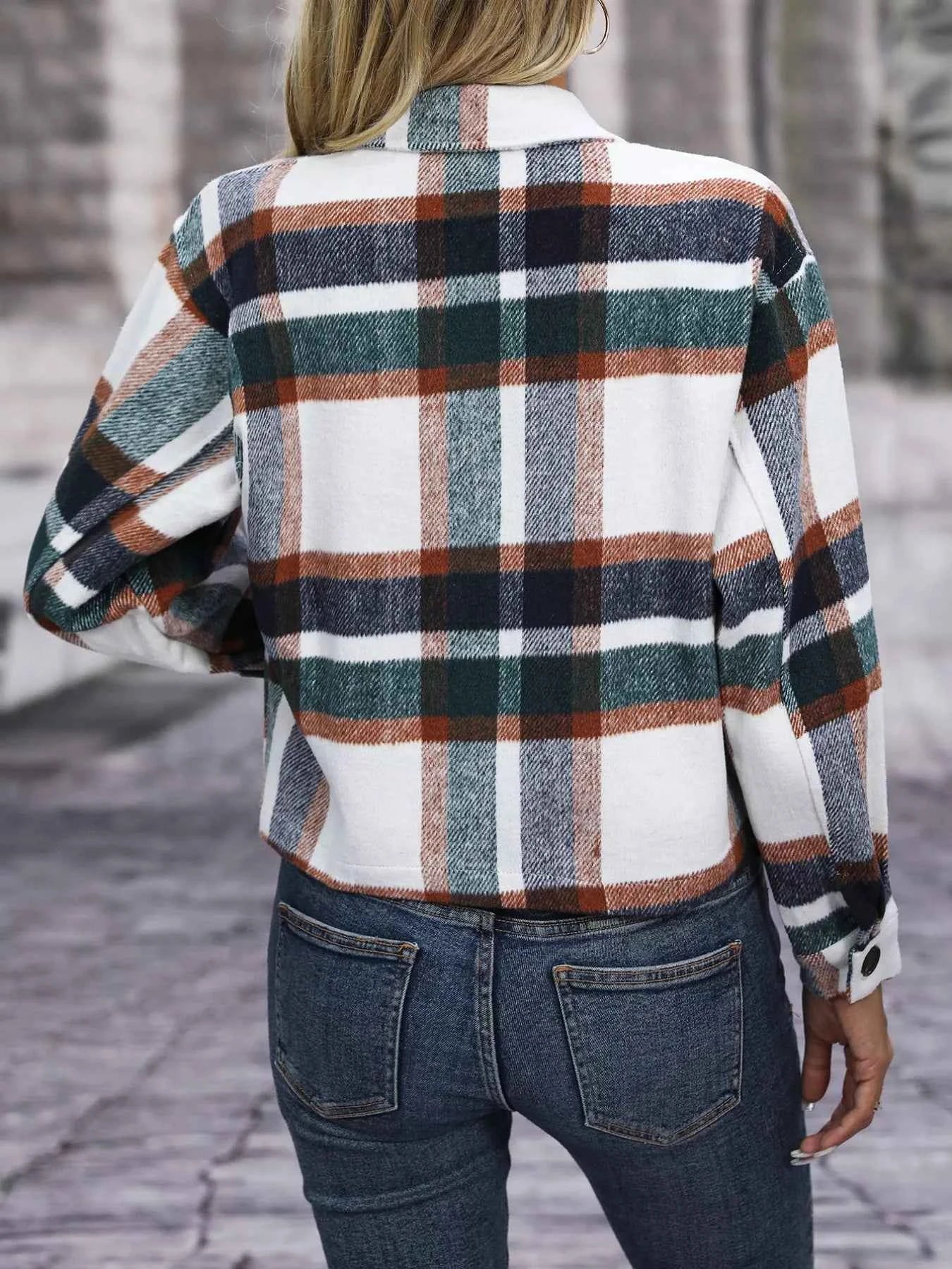 Plaid Oversized Button-Up Cropped Jacket 94e84562-a6e8-43be-9616-9a41a3056fd7-Max-Origin