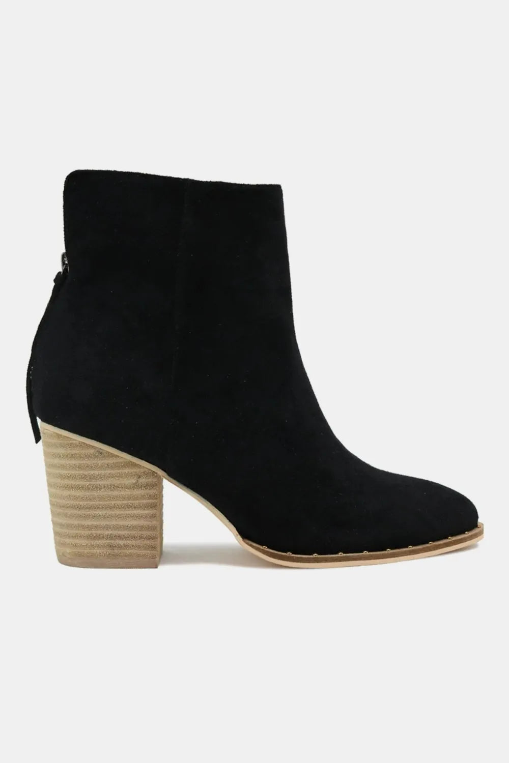 Beast Fashion Suede Point Toe Ankle Booties Black 94f15d3e-6c8e-49ca-94b6-1d9f89aae8f9-Max